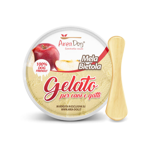 Gelato per Cani Mela e Bietola Rossa