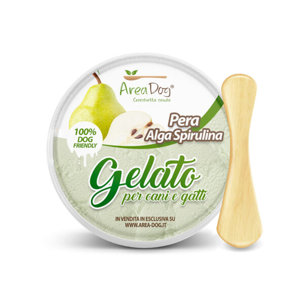 Gelato per Cani Pera e Alga Spirulina