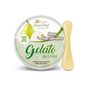 Gelato per Cani Pera e Alga Spirulina