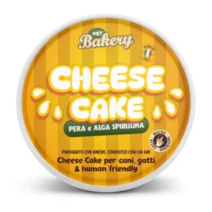 Cheesecake a Base di Pera e Alga Spirulina