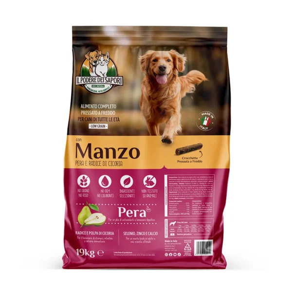 Il Podere dei Sapori con Manzo e Pera - 19kg
